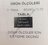 6 mm Tamperli Cam Masa