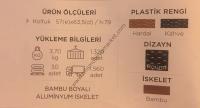 Bambu Alüminyum Rattan Koltuk