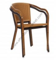Bambu Alüminyum Rattan Koltuk