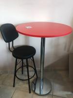 Bar Masa Kromaj Döküm Ağır Ayaklı
