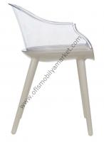 Kırmızı Şeffaf Sandalye