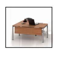 Büro Masası Etajer İlaveli
