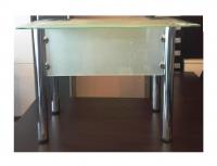 Cam Büro Masası Üstü Kumlu 100