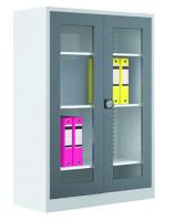 Dosya Dolabı Camlı Çelik 130 cm