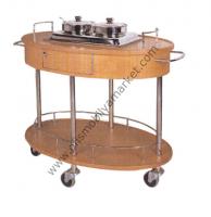 Paslanmaz Chafingdish Servis Arabası