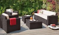 Rattan Bahçe Takımı Dekoratif