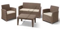 Rattan Dekoratif Bahçe Kanepe Takımı
