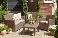 Rattan Dekoratif Bahçe Kanepe Takımı