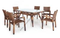 Rattan Masa Takımı Dekoratif