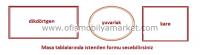 Werzalit Harmony Dikdörtgen Tabla 60×60